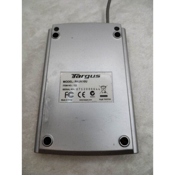 Targus Model PAUK10U Numeric Keypad Plug & Play 2 USB Ports - Picture 4 of 4